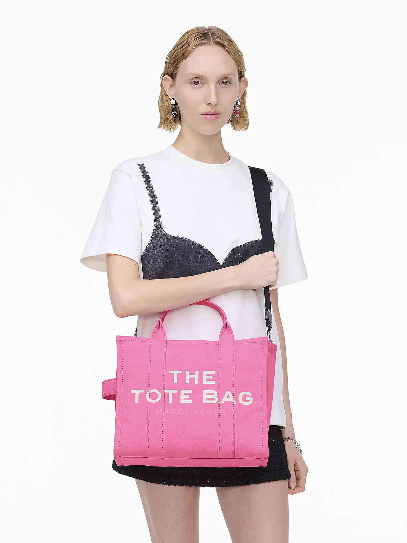 MARC JACOBS | Tasche - Tote Bag THE MEDIUM TOTE CANVAS | rosa
